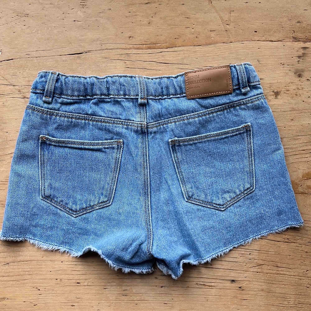 Zara Denim Short with Sequins. - Picture 2 of 4
